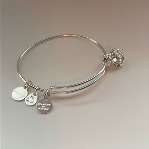 April Birthstone Alex and Ani Bracelet